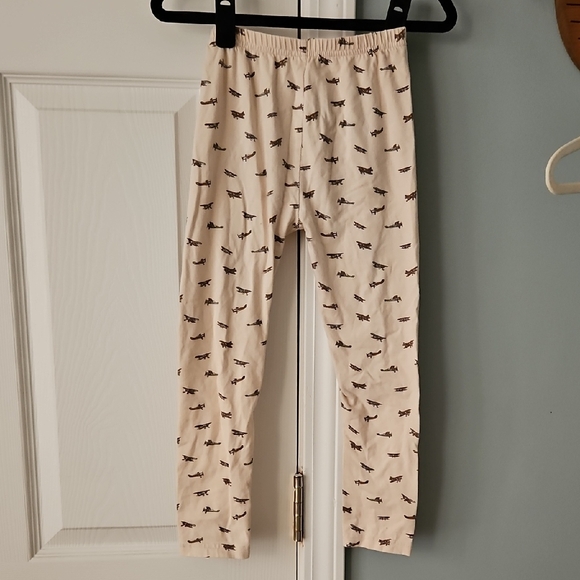 Jamie Kay Other - Jamie Kay Cream Pajama Bottoms with Aircraft Design